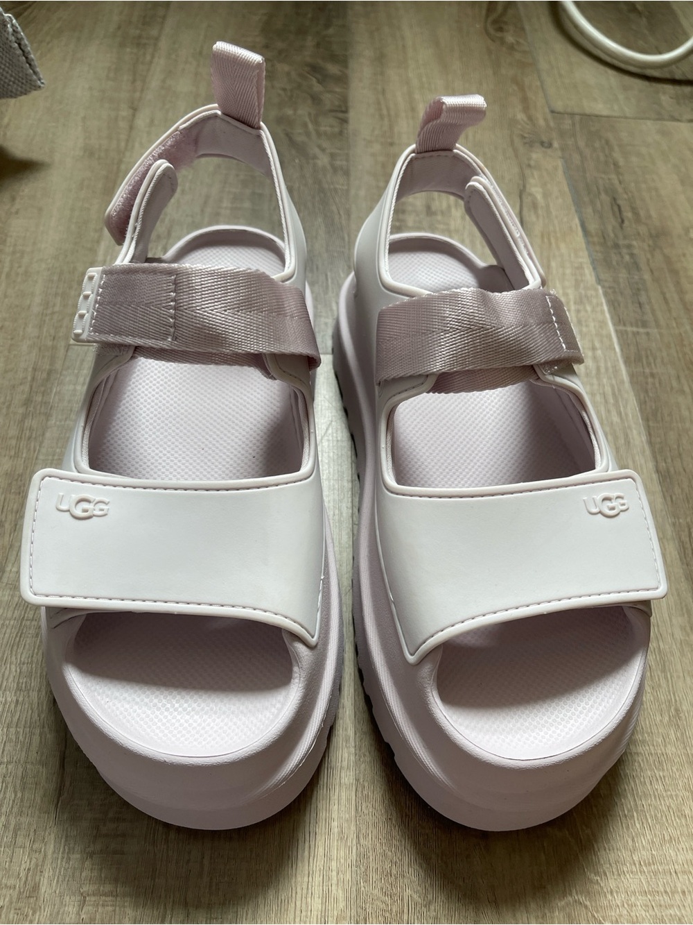UGG Women's Light Pink Platform Sport Sandals